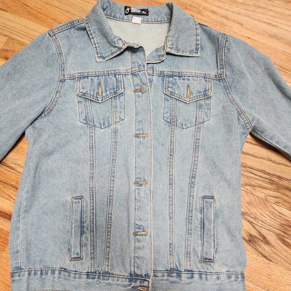Women's Light Blue Denim Jean Jacket